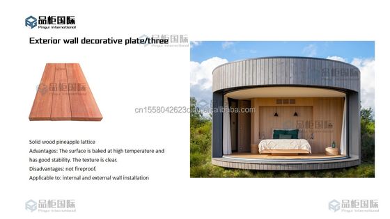 50/75/100mm Wellen Sandwich Panel Wand EU Vorgefertigtes Containerhaus für Paare Wohn- oder Hotel
