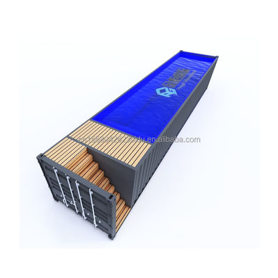 Schwimmbad für Schiffscontainer in 20ft/40ft mit Wand 50/75/100mm Welle Sandwich Panel