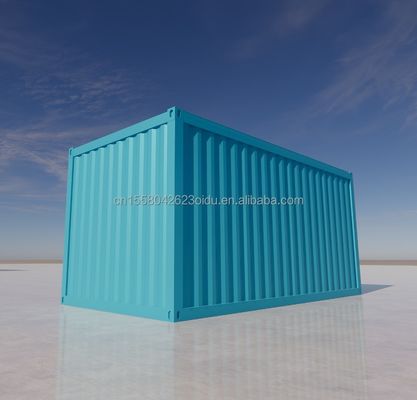 Außen 20ft vorgefertigte Stahlkonstruktion Haus Container Flat Pack Häuser aus 50/75/100mm Welle Sandwich Panel