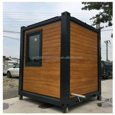 Sandwich Panel Tür Container Häuser 40ft Zwei Schlafzimmer für Glas Tür Wohnunterkunft