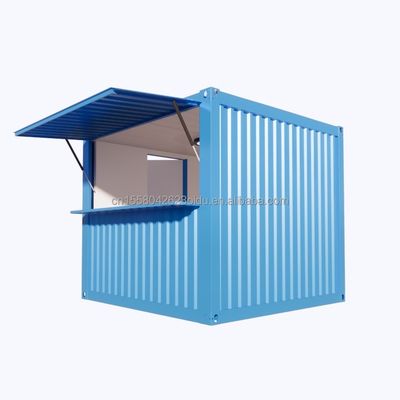 10ft Fast Food Mini Mobile Container Kaffeebar Häuser Modernes Design Außenraum Modifizierter Versandcontainer Cafés Shops Pop-up Shop