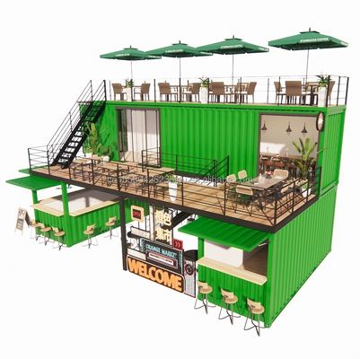 Container mit Badezimmer und Küche Moderne schnelle Bauten von modularen Fertighäusern