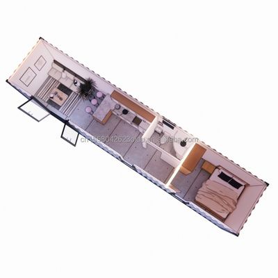 Familiencontainer Wohnhaus Wohncontainer Familien Prefab Wohnraum mit angepasster Farbe und Aluminiumlegierung Fenster