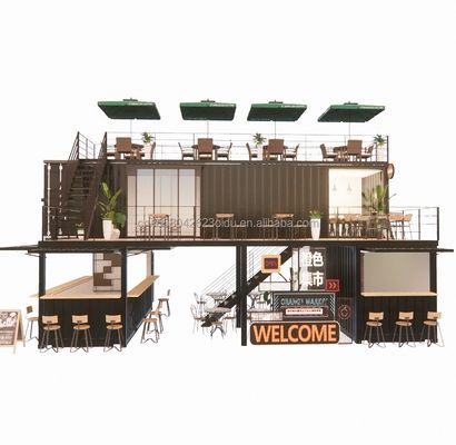 Container mit Badezimmer und Küche Moderne schnelle Bauten von modularen Fertighäusern