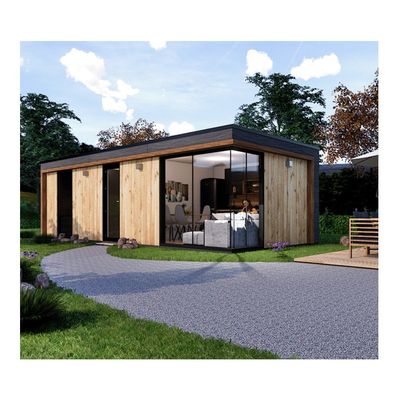 Stahlrahmen Galvanisiertes Stahl biegen 180g Modernes Design Vorgefertigtes Containerhaus für Wohnraum im Freien