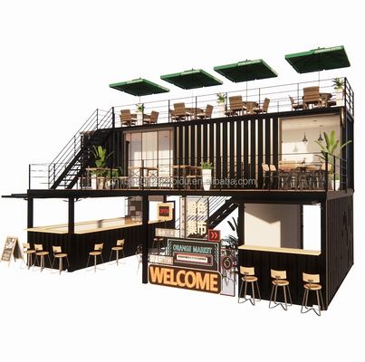 Container mit Badezimmer und Küche Moderne schnelle Bauten von modularen Fertighäusern