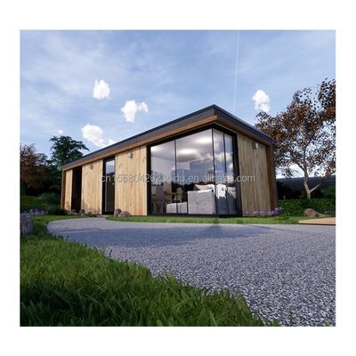 Stahlrahmen Galvanisiertes Stahl biegen 180g Modernes Design Vorgefertigtes Containerhaus für Wohnraum im Freien
