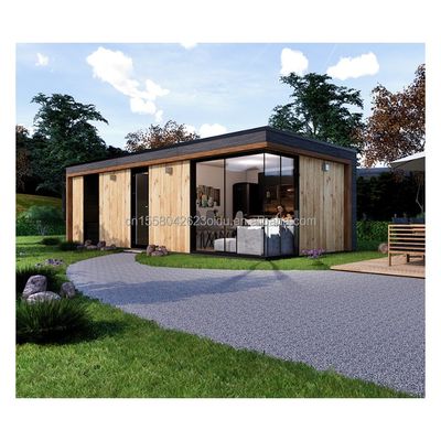 Stahlrahmen Galvanisiertes Stahl biegen 180g Modernes Design Vorgefertigtes Containerhaus für Wohnraum im Freien