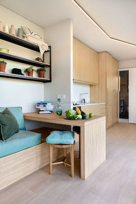 Mieten eines Holzhauses für Hotelunterkünfte