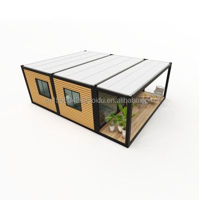 Pflanzencontainerhaus Bewegliches Fertighaus mit 50/75/100mm Wellen-Sandwich-Panel