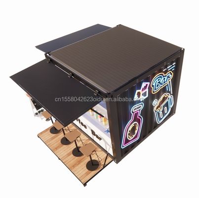 Schnelle und bequeme Verkaufsstelle kundenspezifische Farbe Einzelhandel in einem 10ft Pop-Up-Coffee Shop mit Wand 50/75/100mm Welle Sandwich Panel
