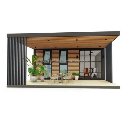 Leicht zu montierende 20ft leichte Stahl-Villa mit Fenstern aus Aluminiumlegierung