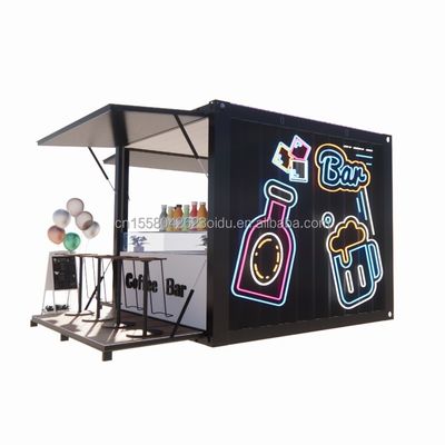 Schnelle und bequeme Verkaufsstelle kundenspezifische Farbe Einzelhandel in einem 10ft Pop-Up-Coffee Shop mit Wand 50/75/100mm Welle Sandwich Panel