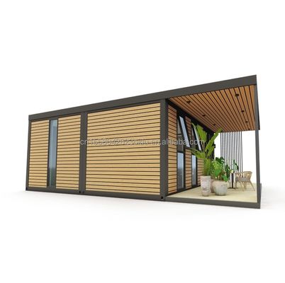 Leicht zu montierende 20ft leichte Stahl-Villa mit Fenstern aus Aluminiumlegierung