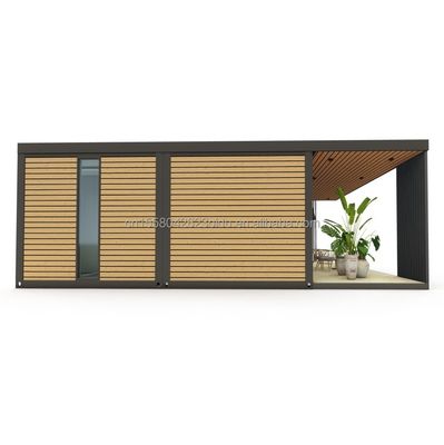 Leicht zu montierende 20ft leichte Stahl-Villa mit Fenstern aus Aluminiumlegierung