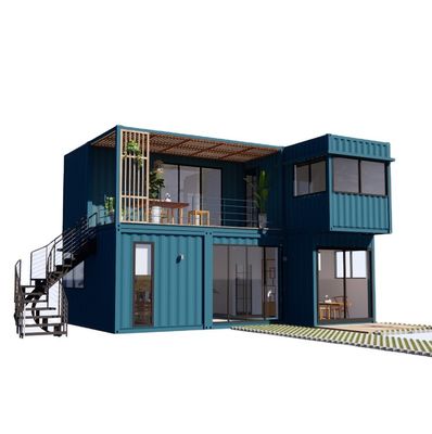 Spezialisierte, erweiterbare Containerhäuser Luxusvorgefertigte Villenhäuser für Familien oder Ferienhotels anderer Designstil