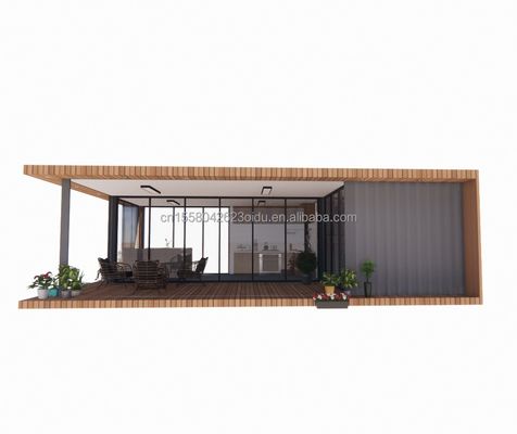 20 Fuß Luxus Mobilhaus mit Wohnzimmer und Aluminiumoxid Fenster kundenspezifische Flat Villas