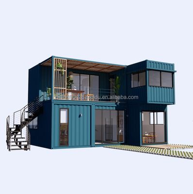 Spezialisierte, erweiterbare Containerhäuser Luxusvorgefertigte Villenhäuser für Familien oder Ferienhotels anderer Designstil