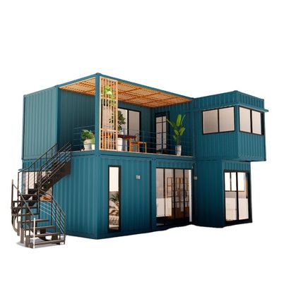 Spezialisierte, erweiterbare Containerhäuser Luxusvorgefertigte Villenhäuser für Familien oder Ferienhotels anderer Designstil