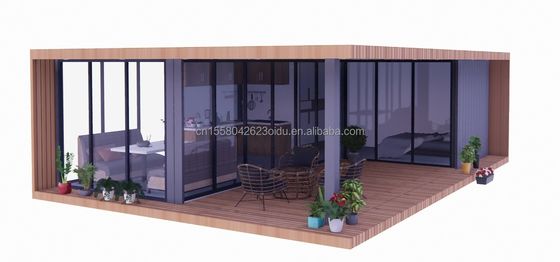20 Fuß Luxus Mobilhaus mit Wohnzimmer und Aluminiumoxid Fenster kundenspezifische Flat Villas