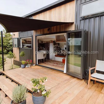 Modernes Design Flat Pack Container 20 FT Vorgefertigtes Stahlhaus für den Außenbereich oder Camping Low Cos