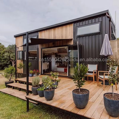 Modernes Design Flat Pack Container 20 FT Vorgefertigtes Stahlhaus für den Außenbereich oder Camping Low Cos