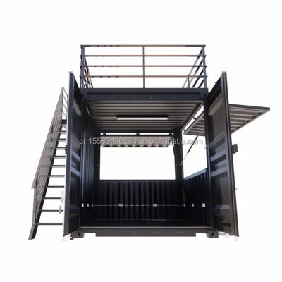 Mini 10ft Pop-up-Shop robuster Stahlrahmen Container Barstand mit galvanisiertem Stahl biegen