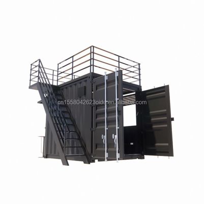 Mini 10ft Pop-up-Shop robuster Stahlrahmen Container Barstand mit galvanisiertem Stahl biegen