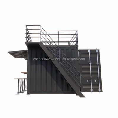 Mini 10ft Pop-up-Shop robuster Stahlrahmen Container Barstand mit galvanisiertem Stahl biegen
