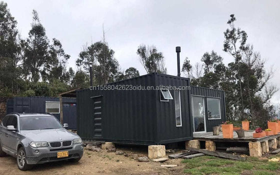 Modernes Design Flat Pack Container 20 FT Vorgefertigtes Stahlhaus für den Außenbereich oder Camping Low Cos
