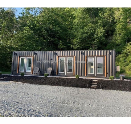 Galvanisiertes Stahlbogen 180g Moderner Stil Vorgefertigtes Haus Stahlbehälter Zuhause Containerhäuser Kleines Vorgefertigtes Familienhaus für das Wohnen im Freien
