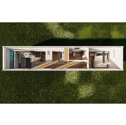 Galvanisiertes Stahlbogen 180g Moderner Stil Vorgefertigtes Haus Stahlbehälter Zuhause Containerhäuser Kleines Vorgefertigtes Familienhaus für das Wohnen im Freien