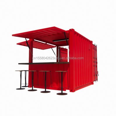Hotel 10ft Mini Container Bar Stall im Supermarkt mit robusten Pop-up-Shop und modernem Design