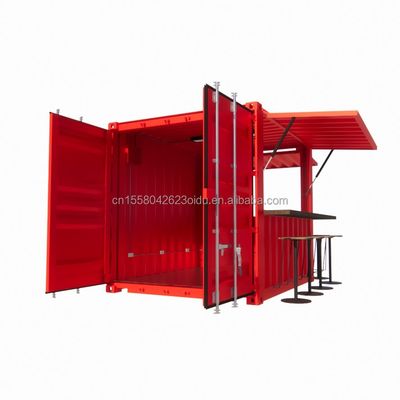 Hotel 10ft Mini Container Bar Stall im Supermarkt mit robusten Pop-up-Shop und modernem Design