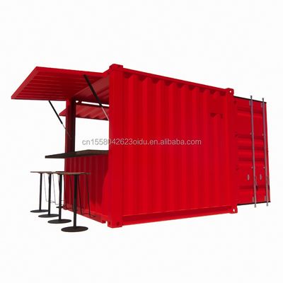 Hotel 10ft Mini Container Bar Stall im Supermarkt mit robusten Pop-up-Shop und modernem Design