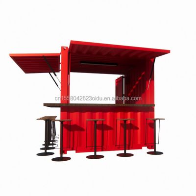 Hotel 10ft Mini Container Bar Stall im Supermarkt mit robusten Pop-up-Shop und modernem Design