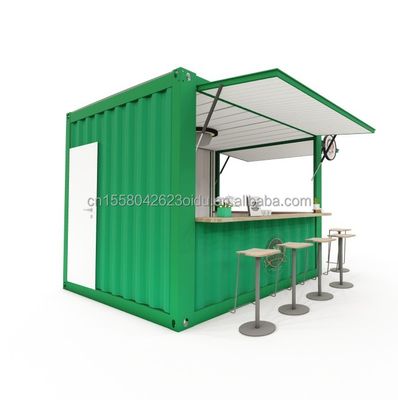 10ft und 20ft Container Kaffeeshops mit Aluminiumlegierung Fenster Portable Pop Up Cafe Bar