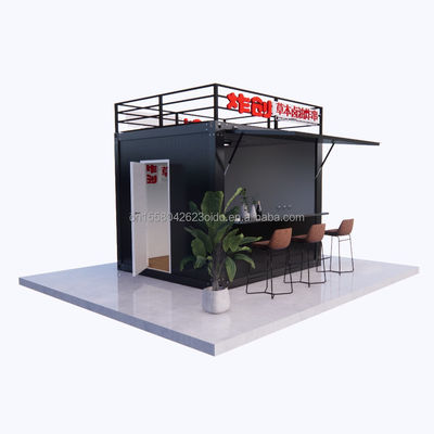 Moderner Design Stil 10ft Container Sentry Box Fast Food Truck Mobiler Kaffee Truck Bar Convenience Store