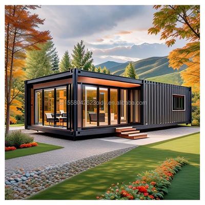 Außen 40ft oder 20ft Modern Design Erweiterbarer Container Haus Vorgefertigt Wohnhaus Vorgefertigtes Kleines Haus für lebendes Stahlmaterial