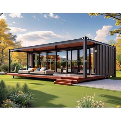 Außen 40ft oder 20ft Modern Design Erweiterbarer Container Haus Vorgefertigt Wohnhaus Vorgefertigtes Kleines Haus für lebendes Stahlmaterial