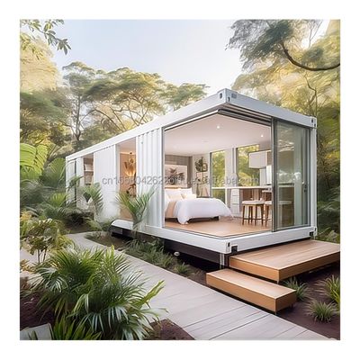 50/75/100mm Wellen Sandwich Panel Wand EU Modern Design Stahlkonstruktion Gebäude für Holzhotels oder mobile Kleines Haus Vorgefertigtes Haus