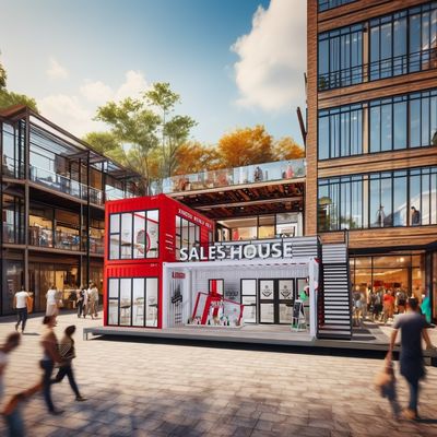 3 Schlafzimmer und Wohnzimmer Kleines Modularhaus Beförderbares Fertighaus mit Stahlrahmen Schweißbehälter