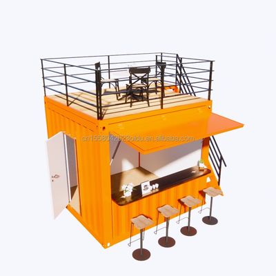 10 Fuß vorgefertigter Container-Laden für Fast Food Kaffeebars kundenspezifische Farb-Supermarkt-Option aus Shanghai