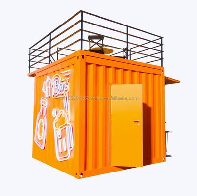 10 Fuß vorgefertigter Container-Laden für Fast Food Kaffeebars kundenspezifische Farb-Supermarkt-Option aus Shanghai