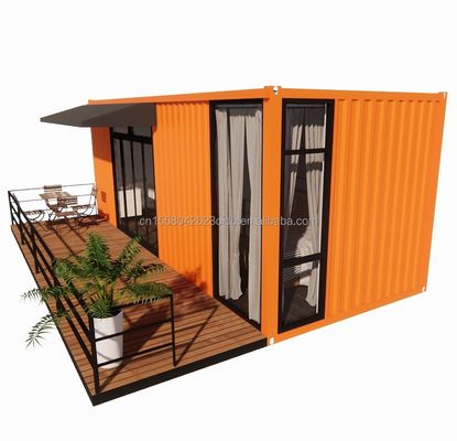 Stahlrahmen Verzinktes Stahl biegen 180g Modernes 20FT 40FT Fertighaus für den Versand Container Garten Home Hotel