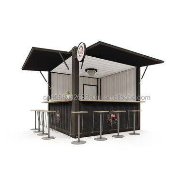 Verzinkte Stahlbiegung 180g 10FT Mini-Pop-up-Shop Container Kaffeeshop/Bar/Fast-Food-Restaurant/Lebensmittelgeschäft/Kiosk/Stand