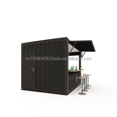 Verzinkte Stahlbiegung 180g 10FT Mini-Pop-up-Shop Container Kaffeeshop/Bar/Fast-Food-Restaurant/Lebensmittelgeschäft/Kiosk/Stand