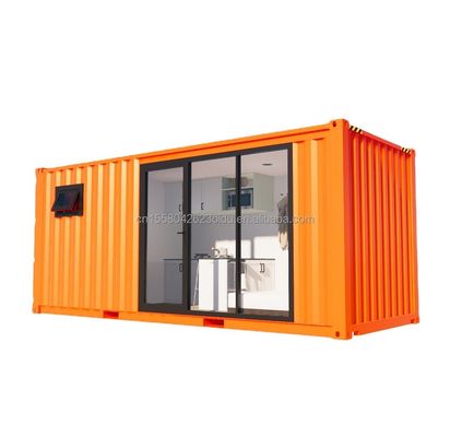 1 Modernes Design Vorgefertigtes Containerhaus für Familienpaar oder Hotel Wand 50/75/100mm Wellen Sandwich Panel