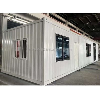 Modernes Design Vorgefertigtes Klapphaus Stahl-Sandwich-Panel Container-Haus für den Außenbereich auf der Baustelle Schlafsaal