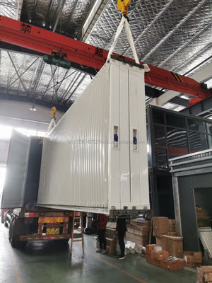 Modernes Design Vorgefertigtes Klapphaus Stahl-Sandwich-Panel Container-Haus für den Außenbereich auf der Baustelle Schlafsaal